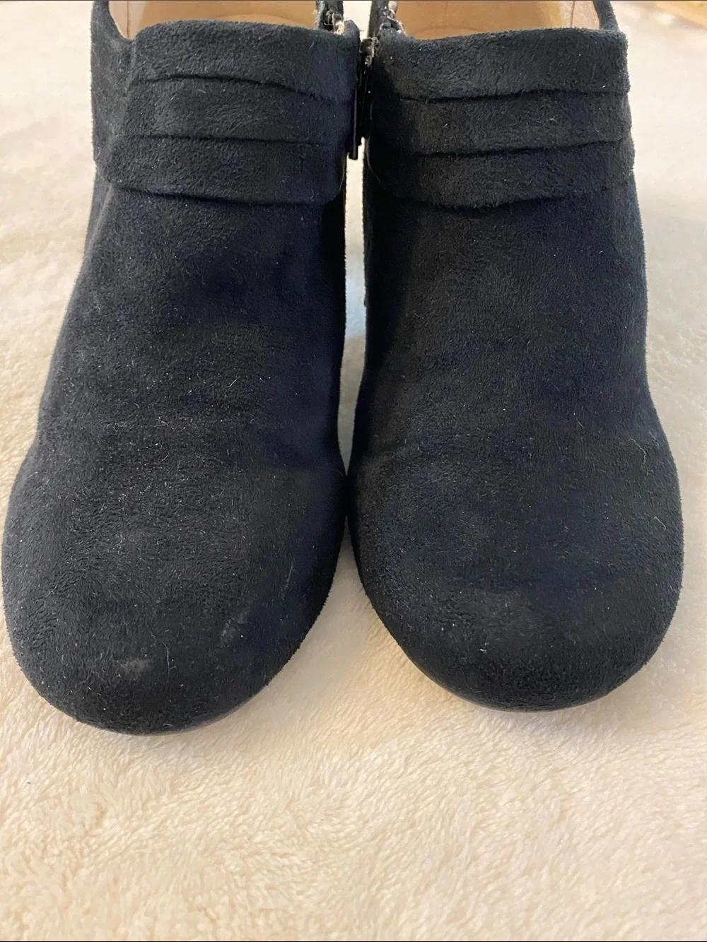 Life Stride Women’s Black Faux Suede Shooties 8.5